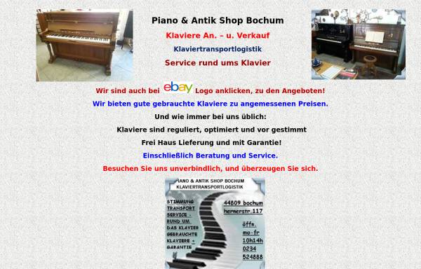 Vorschau von www.piano-trans.de, Piano-Trans H. G. Bischoff