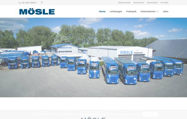 Vorschau von www.moesle.info, J. Mösle Transport GmbH