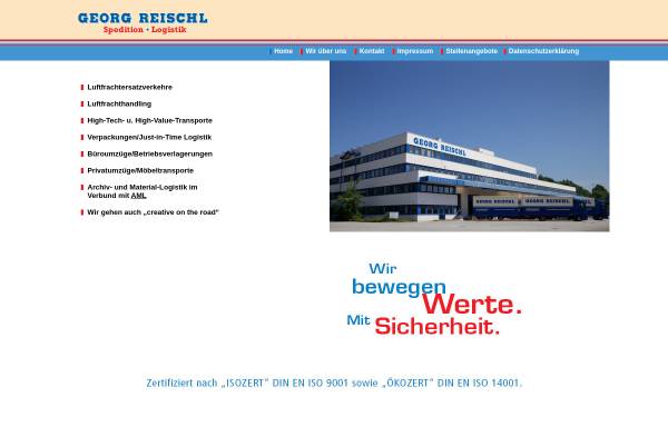 Vorschau von www.georg-reischl.de, Georg Reischl Spedition GmbH