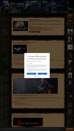 Vorschau der mobilen Webseite www.the-witcher.de, The Witcher 2 - Assassins of Kings