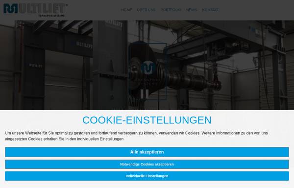Vorschau von multilift.de, Multilift Transportsysteme GmbH & Co. KG