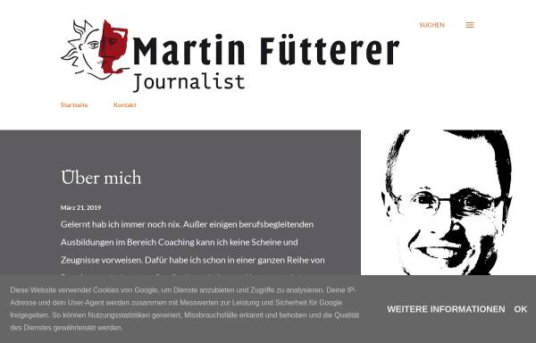 Vorschau von www.martinfuetterer.de, Agentur Martin Fütterer