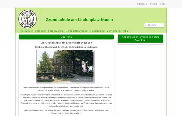 Vorschau von www.grundschule-am-lindenplatz.de, Grundschule am Lindenplatz Nauen