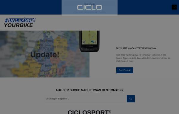 Vorschau von ciclosport.com, Ciclosport - K.W. Hochschorner GmbH