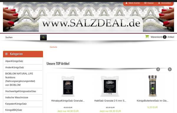 Vorschau von www.salzdeal.de, Carmen Beatrice Wagner, Markt-Shop-Office