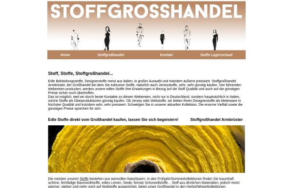Vorschau von www.stoffe-armbruester.de, Armbrüster & Armbrüster - Christof Armbrüster