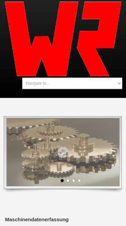 Vorschau der mobilen Webseite www.wr-systemsoftware.com, WR Systemsoftware - Rolf Wilden