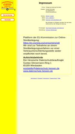 Vorschau der mobilen Webseite www.haenger-schroeder.de, Anhängervermietung & KFZ-Überführung Schröder