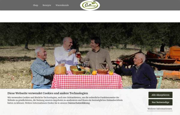 Vorschau von www.olivenoel-aus-sizilien.de, OlivenOel Cottone
