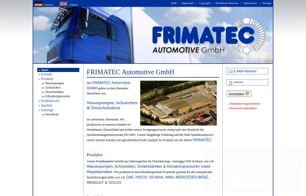 Vorschau von www.frimatec.de, Frimatec Automotive GmbH