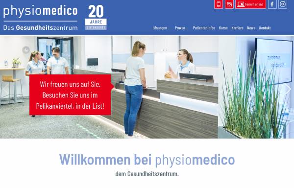 Vorschau von www.physiomedico.de, Physiomedico