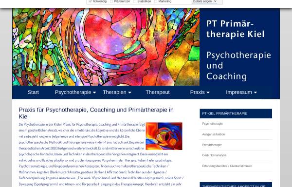 Vorschau von www.primaertherapie-kiel.de, Fabian Becker