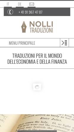 Vorschau der mobilen Webseite www.nolli-traduzioni.ch, Nolli Traduzioni