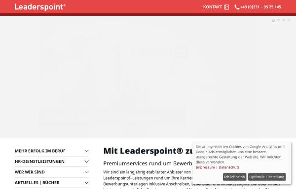 Vorschau von www.leaderspoint.de, TK Management & Leaderspoint GmbH