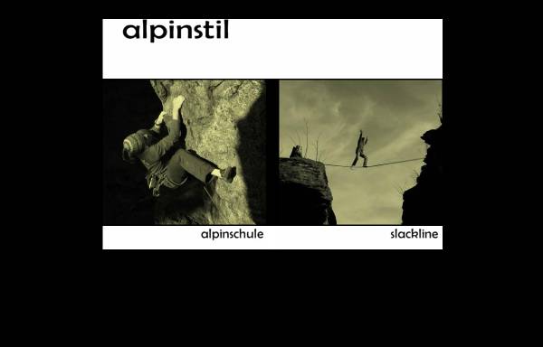 Vorschau von alpinstil.de, Alpinstil, Andreas Thomann