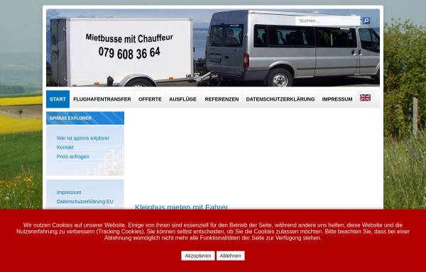 Vorschau von www.dein-mietbus.ch, Dein-Mietbus.ch