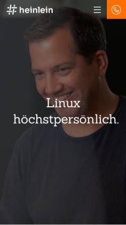 Vorschau der mobilen Webseite www.heinlein-support.de, Heinlein Professional Linux Support GmbH