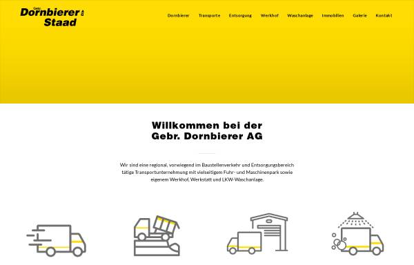 Vorschau von www.dornbierer.ch, Gebr. Dornbierer AG