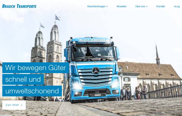 Vorschau von www.brauch-transporte.ch, Brauch Transporte