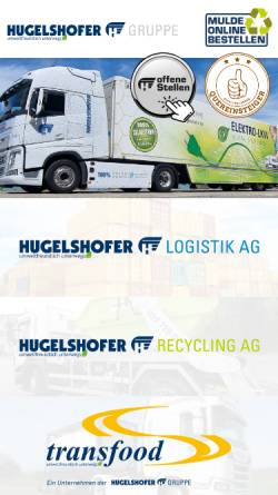 Vorschau der mobilen Webseite hugelshofer.ch, Hugelshofer Transport AG
