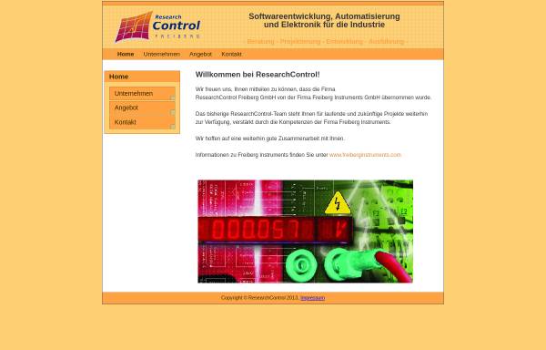 Vorschau von www.researchcontrol.de, ResearchControl - Dipl.-Ing. (FH) Michael Hermann