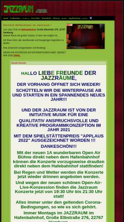 Vorschau der mobilen Webseite www.jazzraum.de, Jazzraum: Jazz Live Musik Veranstaltungen