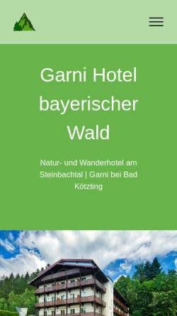 Vorschau der mobilen Webseite www.hotel-am-steinbachtal.de, Hotel am Steinbachtal