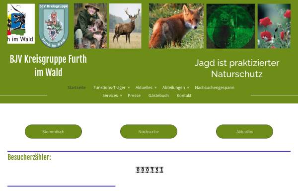 Vorschau von www.jagd-furth.de, BJK Kreisgruppe Furth im Wald im Landesverband Bayern e.V.