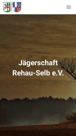 Vorschau der mobilen Webseite www.jaegerschaft-rehau-selb.de, Jägerschaft Rehau Selb - Kreisgruppe im Bayerischen Jagdverband e.V.