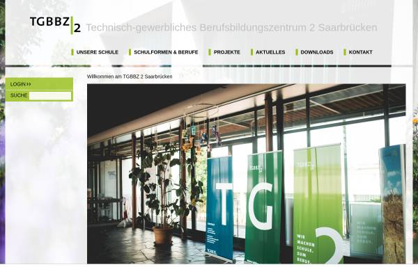 Vorschau von www.tgbbz2.de, Technisch-gewerbliches Berufsbildungszentrum II Saarbrücken