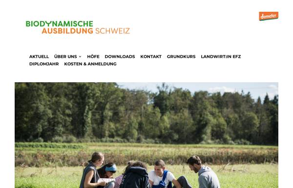 Vorschau von www.ausbildung-biodyn.ch, Fachausbildung für biologisch-dynamische Landwirtschaft