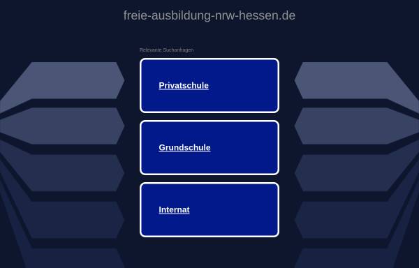 Vorschau von www.freie-ausbildung-nrw-hessen.de, Freie Ausbildung in NRW und Hessen