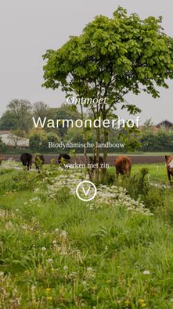 Vorschau der mobilen Webseite www.warmonderhof.nl, Warmonderhof
