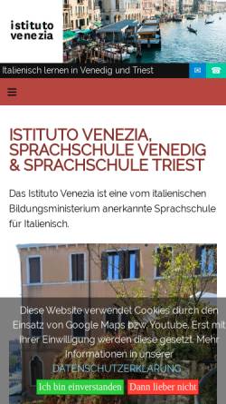 Vorschau der mobilen Webseite www.tandem-italienischkurse.de, Sprachschule Italienisch