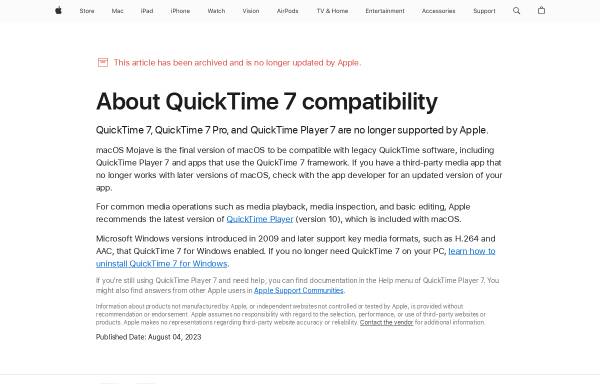 Apple QuickTime Streaming Server
