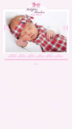 Vorschau der mobilen Webseite www.babyfotos-muenchen.de, Hummel, Melanie