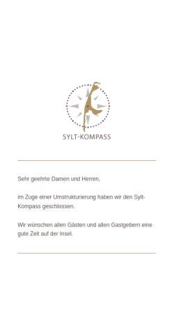 Vorschau der mobilen Webseite www.sylt-kompass.de, Sylt-Kompass