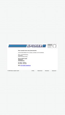 Vorschau der mobilen Webseite www.spilker-bielefeld.de, Werner Spilker GmbH