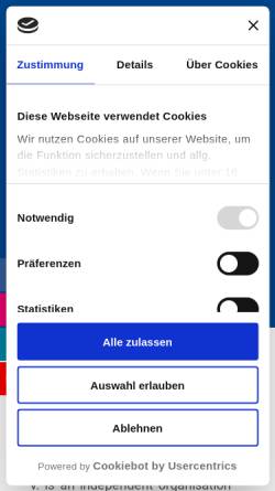 Vorschau der mobilen Webseite www.agr-ev.de, Aktion Gesunder Rücken e.V.