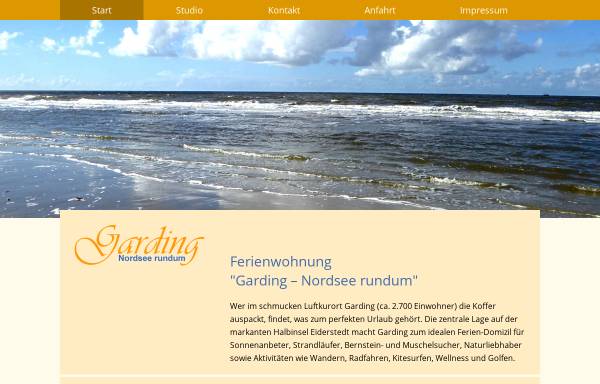 Vorschau von garding-nordseerundum.de, Garding - Nordsee rundum
