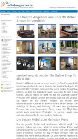 Vorschau der mobilen Webseite www.moebel-vergleichen.de, Moebel-Vergleichen.de
