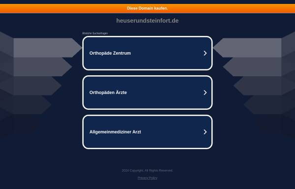 Vorschau von www.heuserundsteinfort.de, Gemeinschaftspraxis Heuser & Steinfort