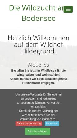 Vorschau der mobilen Webseite www.hirschboerse.de, Hirschbörse