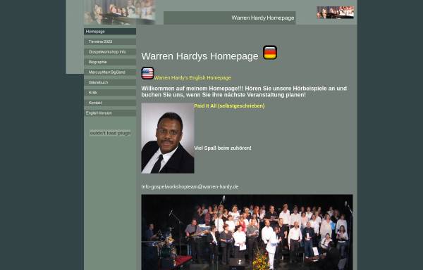 Vorschau von www.warren-hardy.de, Hardy, Warren