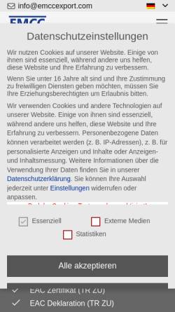 Vorschau der mobilen Webseite www.e-marketci.de, E-marketci Deutschland GmbH