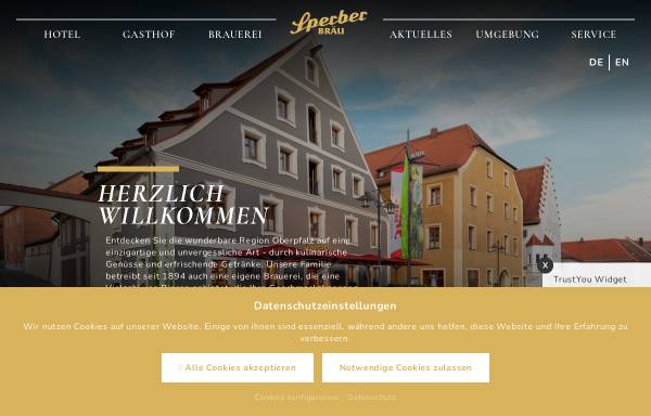 Vorschau von www.sperberbraeu.de, Brauerei Gasthof Sperberbräu
