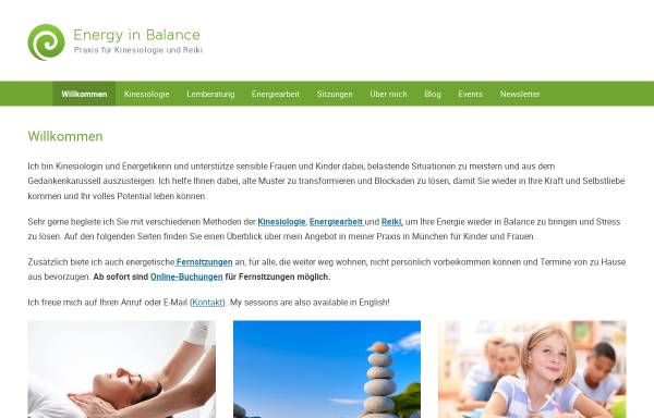 Vorschau von energy-in-balance.eu, Mag. Anita Glanznig Begleitende Kinesiologin DGAK