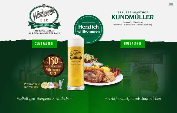 Vorschau von www.brauerei-kundmueller.de, Brauerei Kundmüller