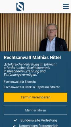 Vorschau der mobilen Webseite nittel.co, Mathias Nittel