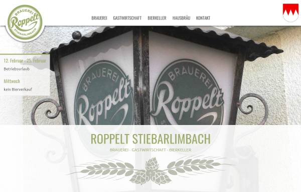 Vorschau von www.brauerei-roppelt.de, Brauerei Roppelt